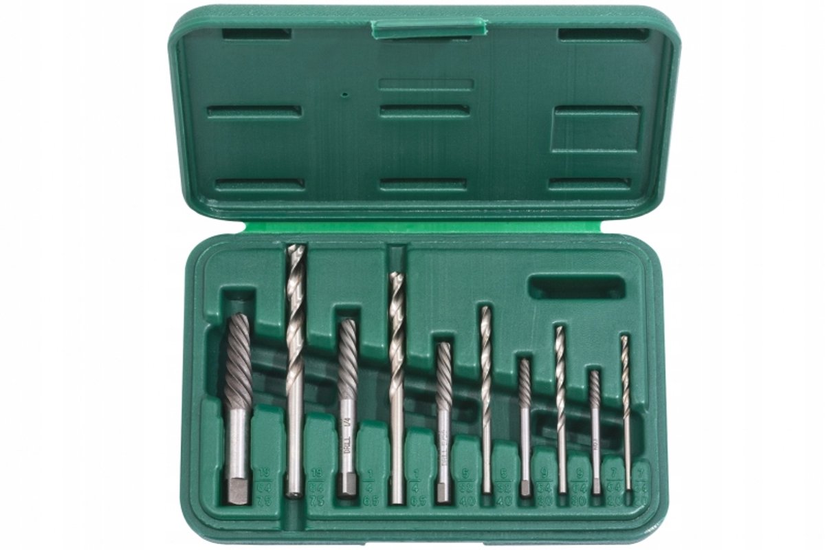 Jonnesway Set voor Gebroken Schroeven Verwijderen - Boren & Extractors