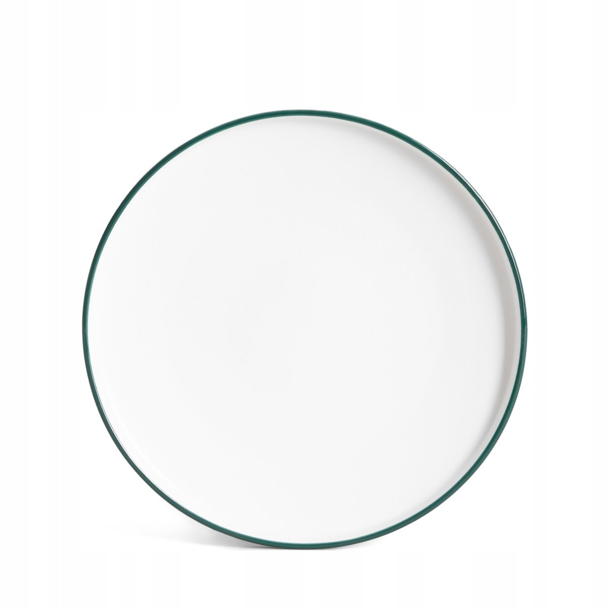 Homla Blyde porseleinen bord met groene rand - 20 cm