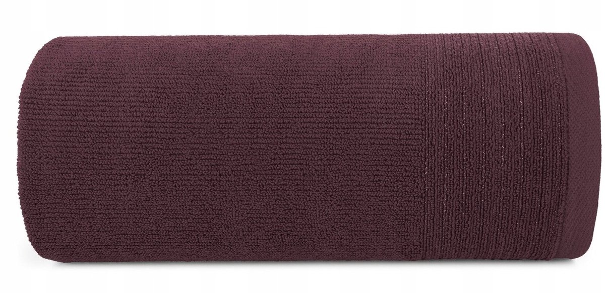 Luxe LARI Badhanddoek 70x140cm 500 GSM Bordeaux met Borduursel
