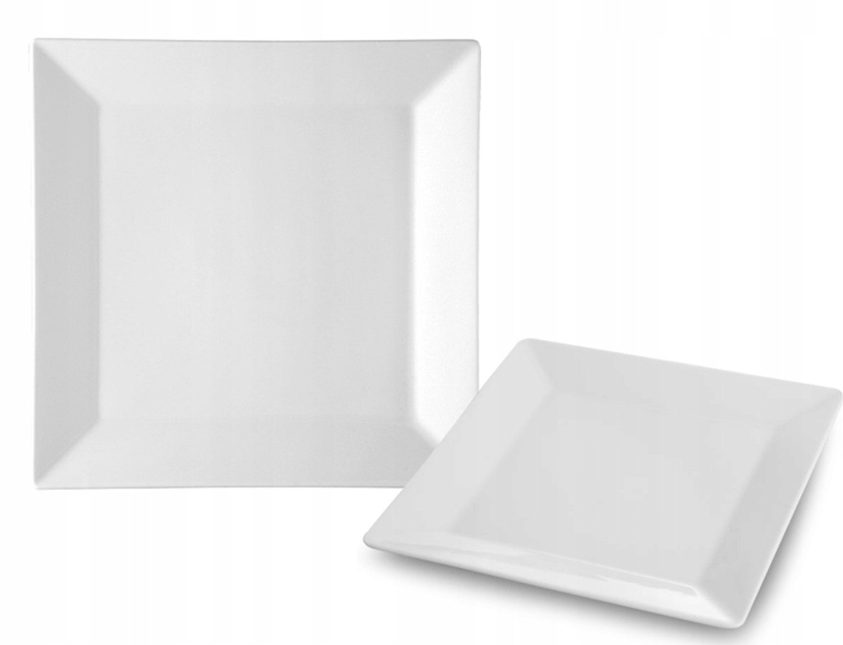 Lubiana Classic Vierkant bord 21,5 cm Wit Porselein