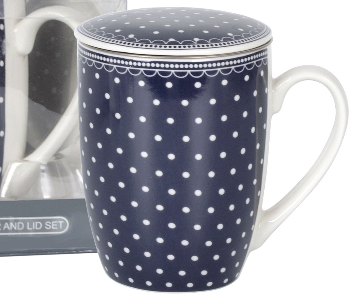 Theepot met Infuser en Deksel 400ml - Thee, Kruiden, Koffie