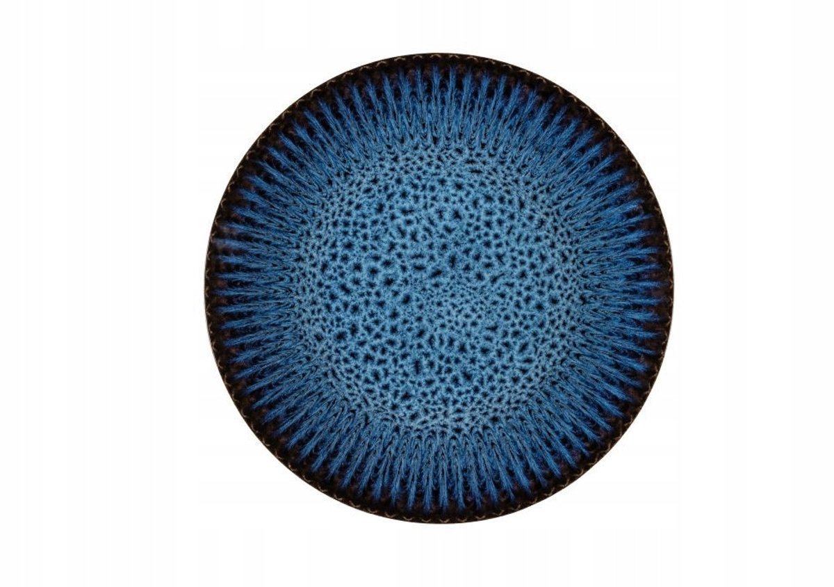 Lubiana Cosmos Dinerbord 27 cm - Uniek Blauw Keramiek