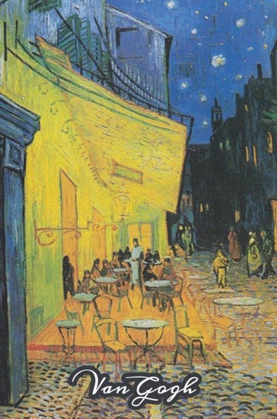 Cafe Terrace at Night Van Gogh Note Book - cover