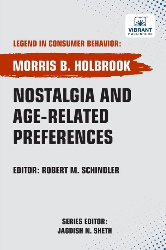 Nostalgia and Age-Related Preferences - cover