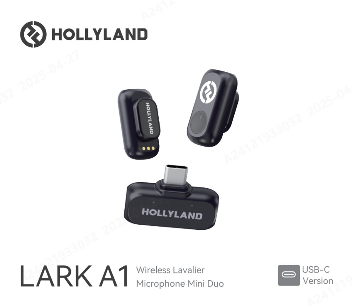 Hollyland Lark A1 Studio Draadloze Microfoon - afbeelding 1