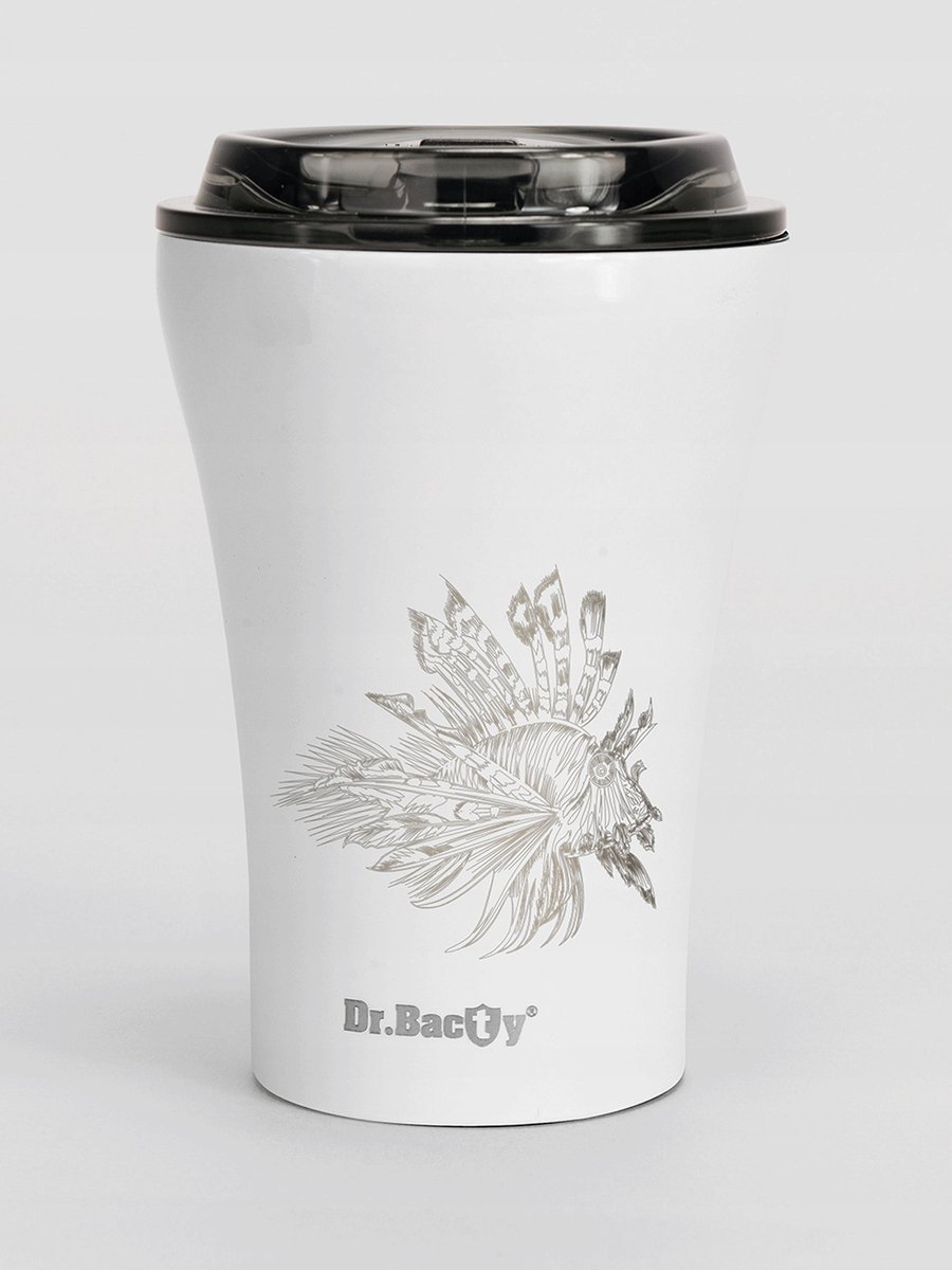 Dr.Bacty Apollo Thermosbeker Keramisch 227ml - Wit
