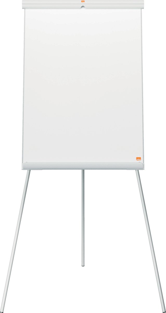 Nobo Premium Plus Stalen Flipover met Driepootstatief - Magnetisch Whiteboard - 70 x 100cm - Wit