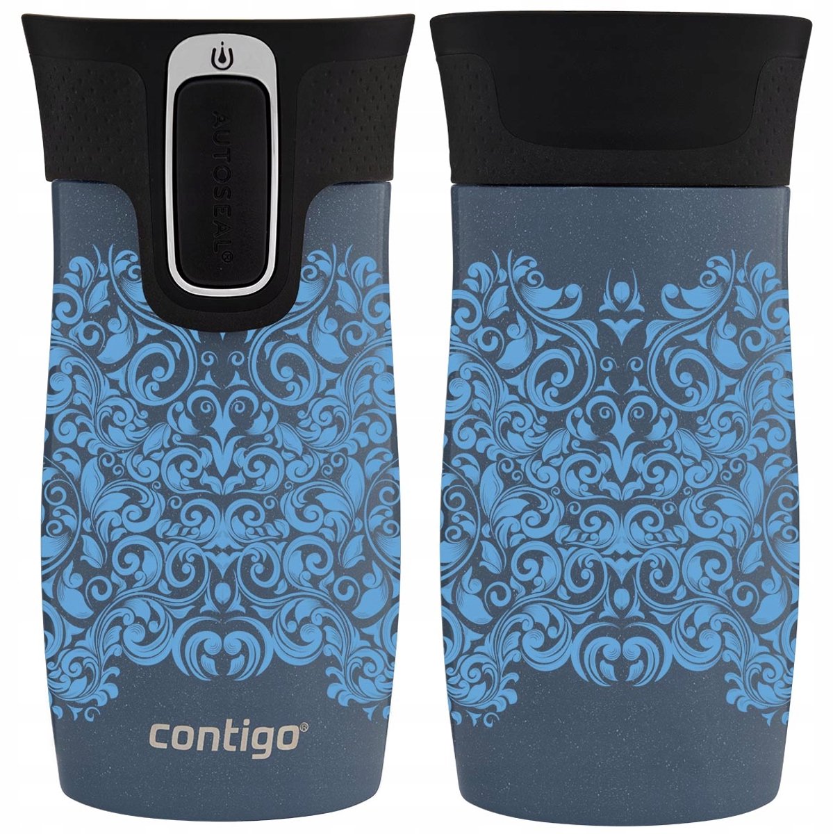 Contigo West Loop Mini Thermosbeker 300ml - Glamour Blauw Metaal