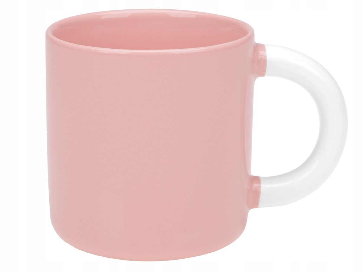 Ravi Handy Porseleinen Mok 350ml - Stijlvol Roze