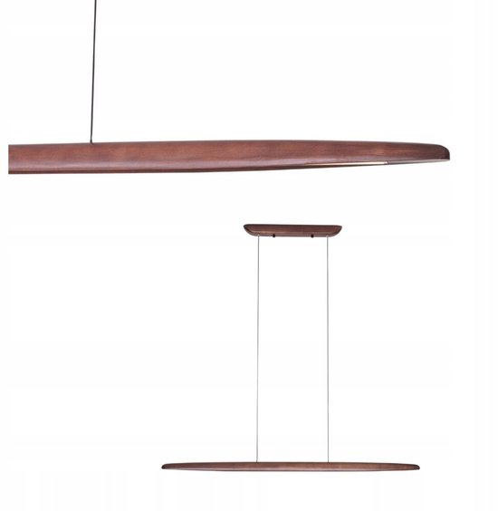 Maxlight Woody Hanglamp LED 3000K 130cm Eettafel Verlichting Bol maxlight-woody-hanglamp-led-3000k-130cm-eettafel-verlichting-bol
