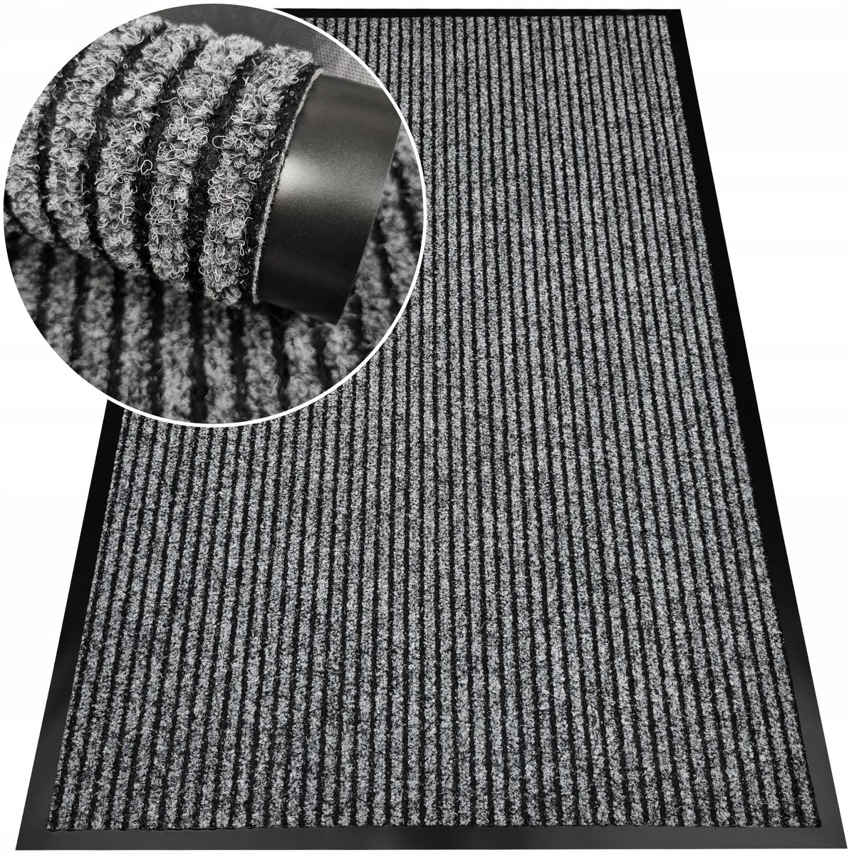 Merkloos Deurmat 60x90 cm - Antislip, Absorberend, Buiten & Binnen