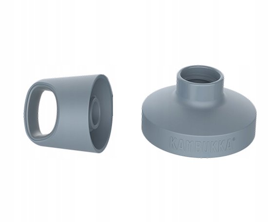 Kambukka Twist Lid Grey: Universele Dop voor Mok & Fles van Kambukka — afbeelding 2