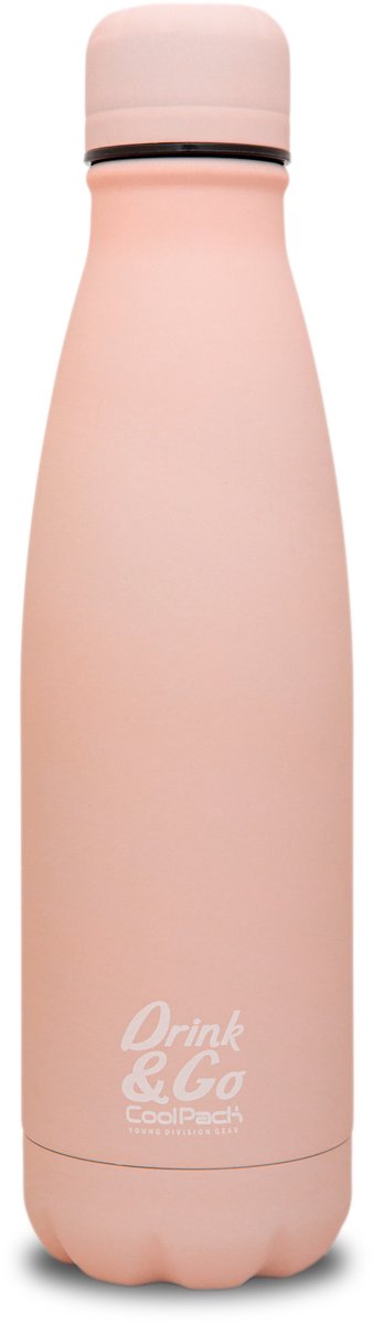 Coolpack Pastel Powder Peach Metalen Thermosfles 500ml
