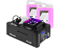 BeamZ BLAZE800 rookmachine - Horizontale en verticale rook - 12x 4W RGBA LED’s - 10 liter vloeistof