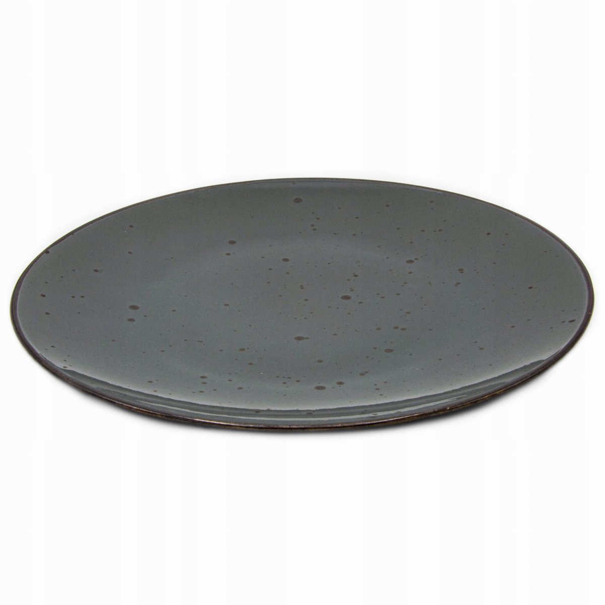 Bogucice Alumina Cottage Grafiet plat bord 28 cm