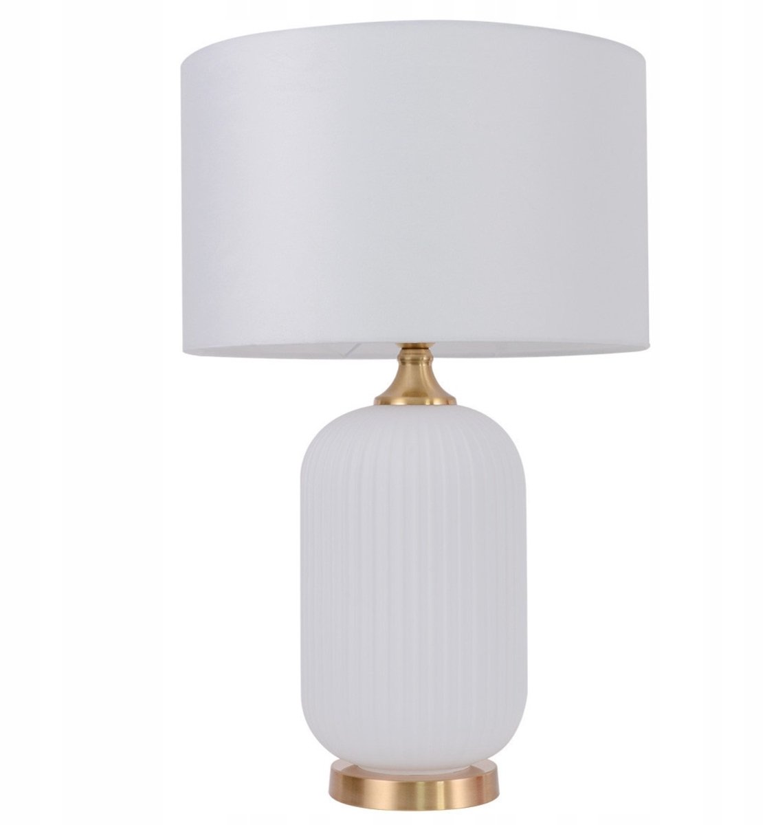 Tamiza Tafellamp Wit 65cm Keramiek Goud E27