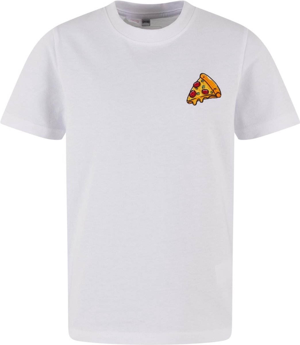 Mister Tee Kinder T-Shirt Pizza Love Emb MTK360 -134/140 Wit