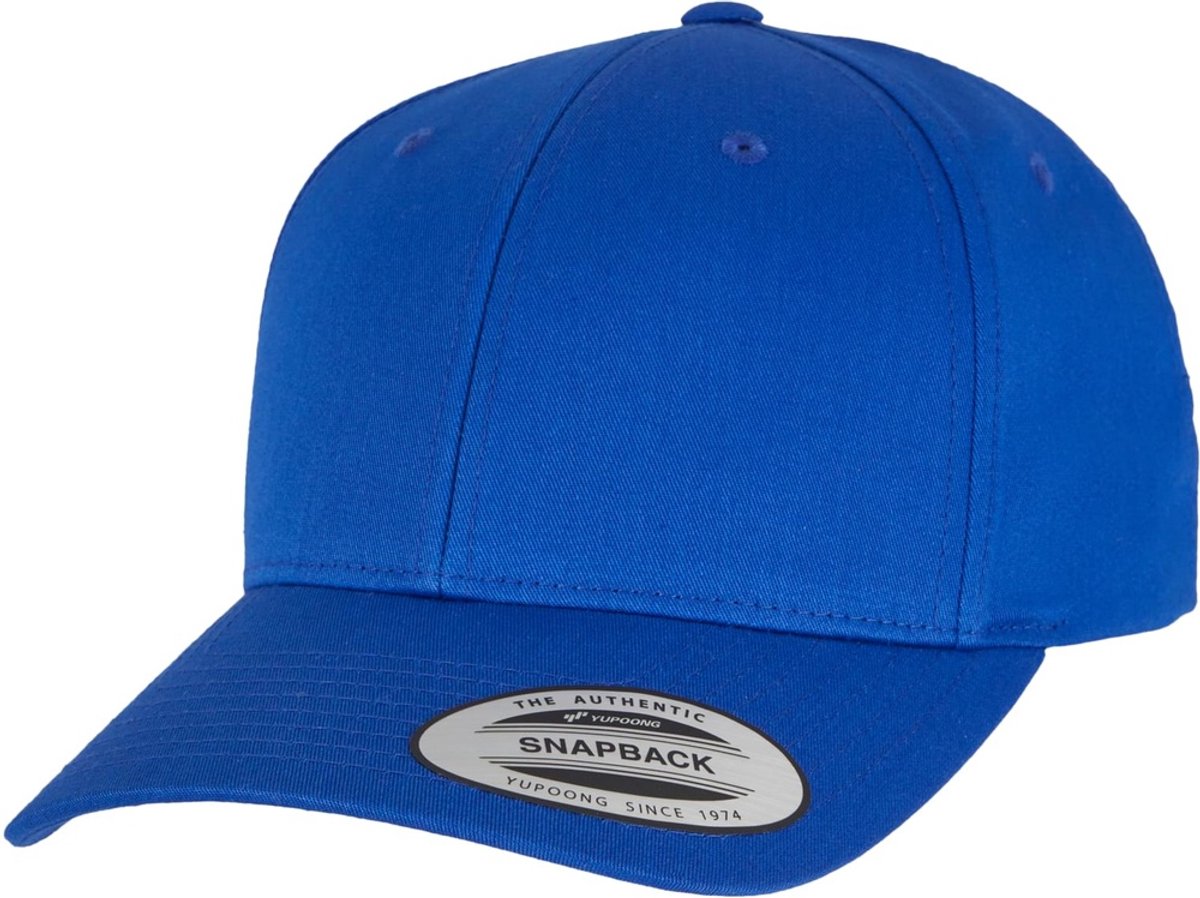 Flexfit - Curved Classic Snapback Pet - Blauw