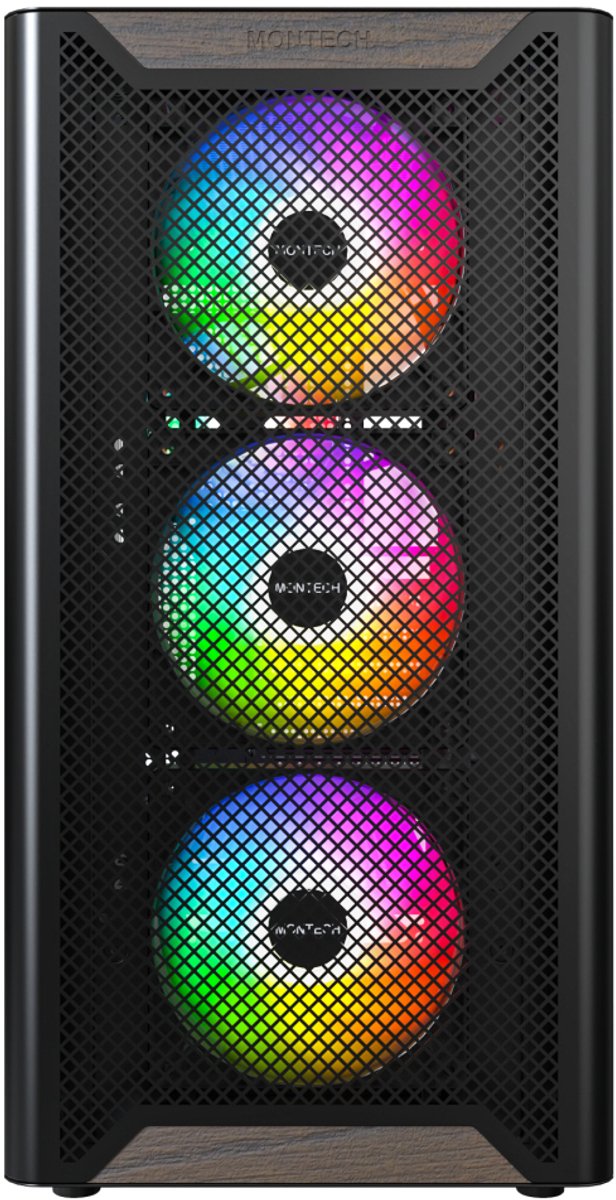 Montech XR Wood midi tower behuizing