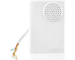 Toegangsbel, bedrade deurbel, 90dB deurbel, deurbel met gong voor toegangscontrole, bekabelde deurbel met DC 12V, toegangscontrolesysteem voor thuiskantoren.