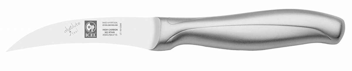 ICEL - Absolute Steel - Gebogen Schilmes - 8cm - RVS
