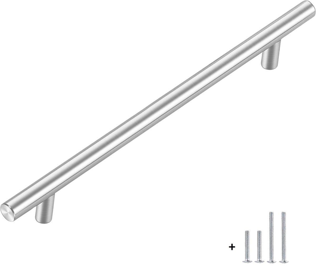 Handgreep 40 cm – RVS Zilver (hartafstand 256 mm) - Keukenkastjes