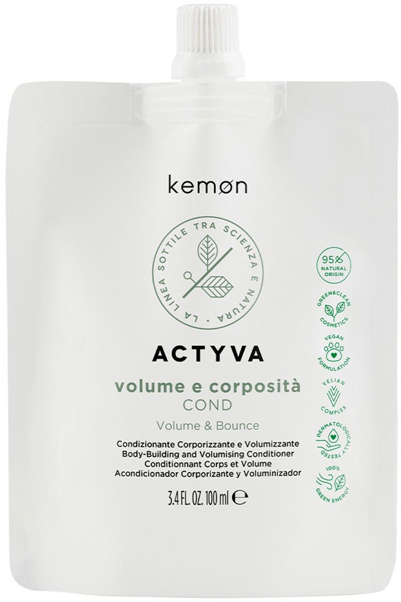 kemon Actyva Volume e Corposita Conditioner Pouch Bag 100 ml