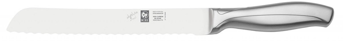 ICEL - Absolute Steel - Broodmes - 20cm - RVS