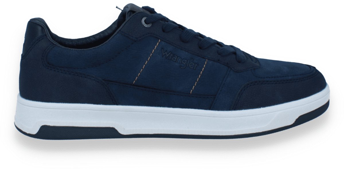 Wrangler Heren Sneaker Woody Men Low Dark Blauw