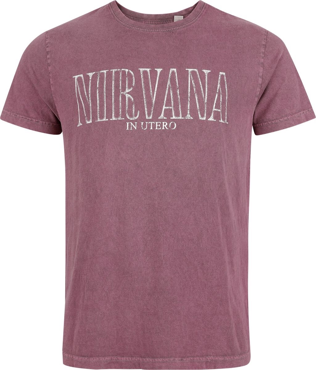 Nirvana In utero Heren T-shirt - paars - XXL