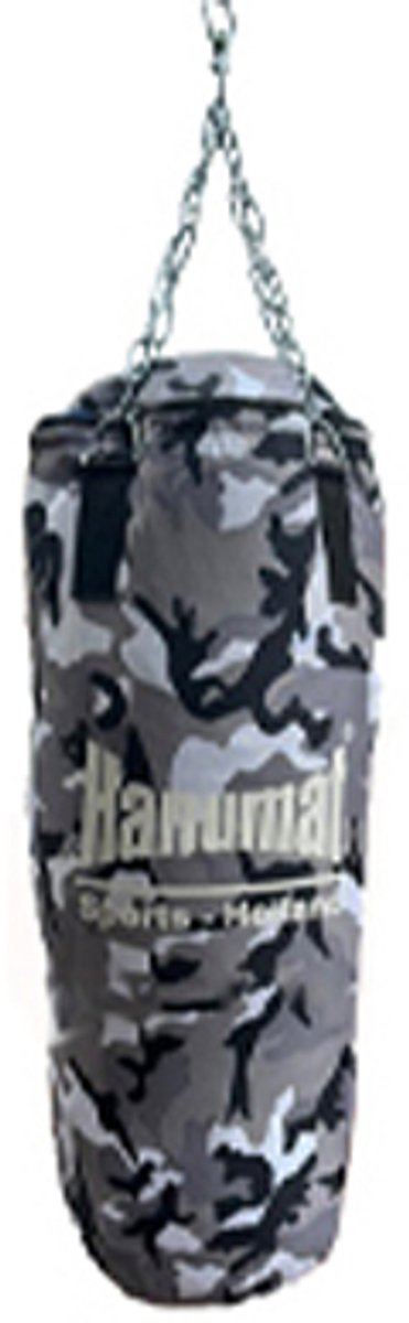 Hanumat Legerprint - Bokszak- Grijs/Wit- 60 cm