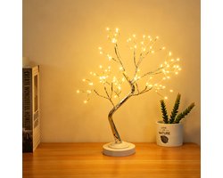 Aigostar Lichtboom met Lichttakken - USB & Batterij - Kersttakken - Woonkamer - Slaapkamer - Decoratie - Nachtlampje - Warm Wit Licht