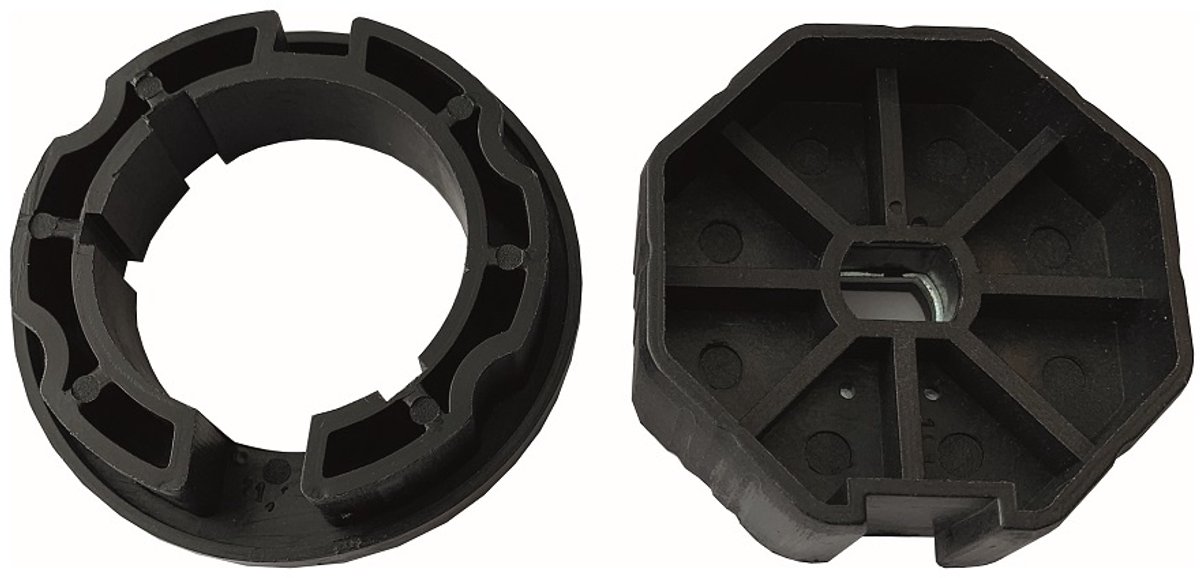 Adaptieset rolluikmotoren tbv as 8 kant 70 mm