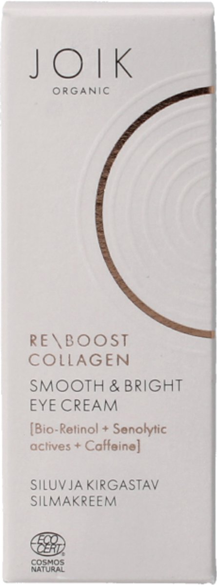 JOIK Organic - Re-Boost Collagen Smooth & Bright Eye Cream - 15 ml