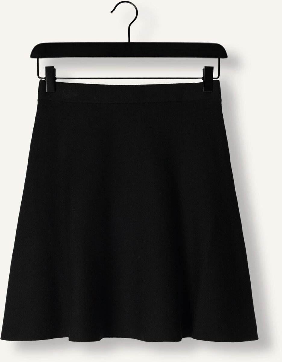 Object Objreynard Hw Short Knit Skirt Dames - Korte rok - Zwart - Maat XL