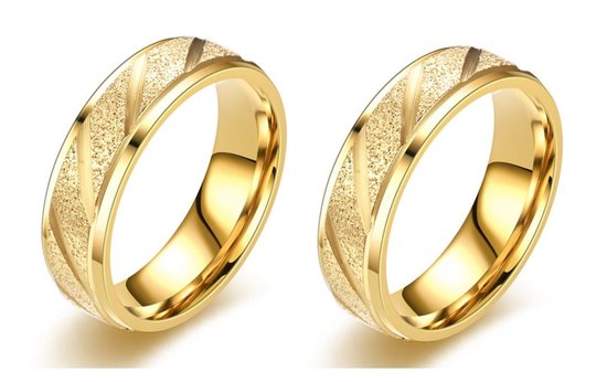 Jonline Prachtige Ringen voor hem en haar| Trouwringen | Vriendschapsringen| Relatieringen| Gold Plated