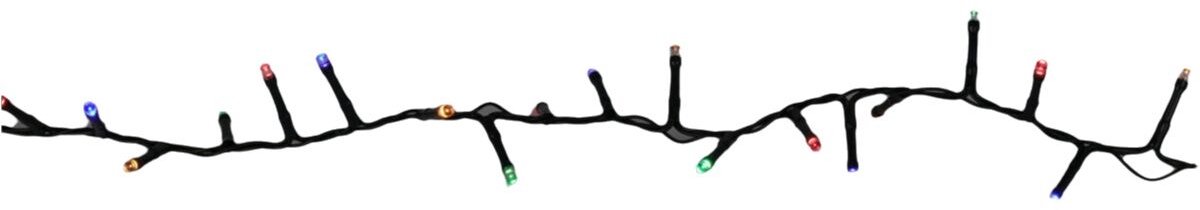 LED-lichtkrans Lifetime Multicolour 10 m Oplaadbare batterij Zon