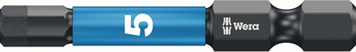 Wera 5x bit 840/4 IMP DC 5 mm lengte 50 mm 1/4" E6.3 slagham...