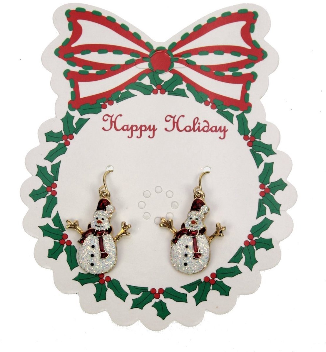 Oorbellen Hanger – Sneeuwpop – Feestelijk & Decoratief