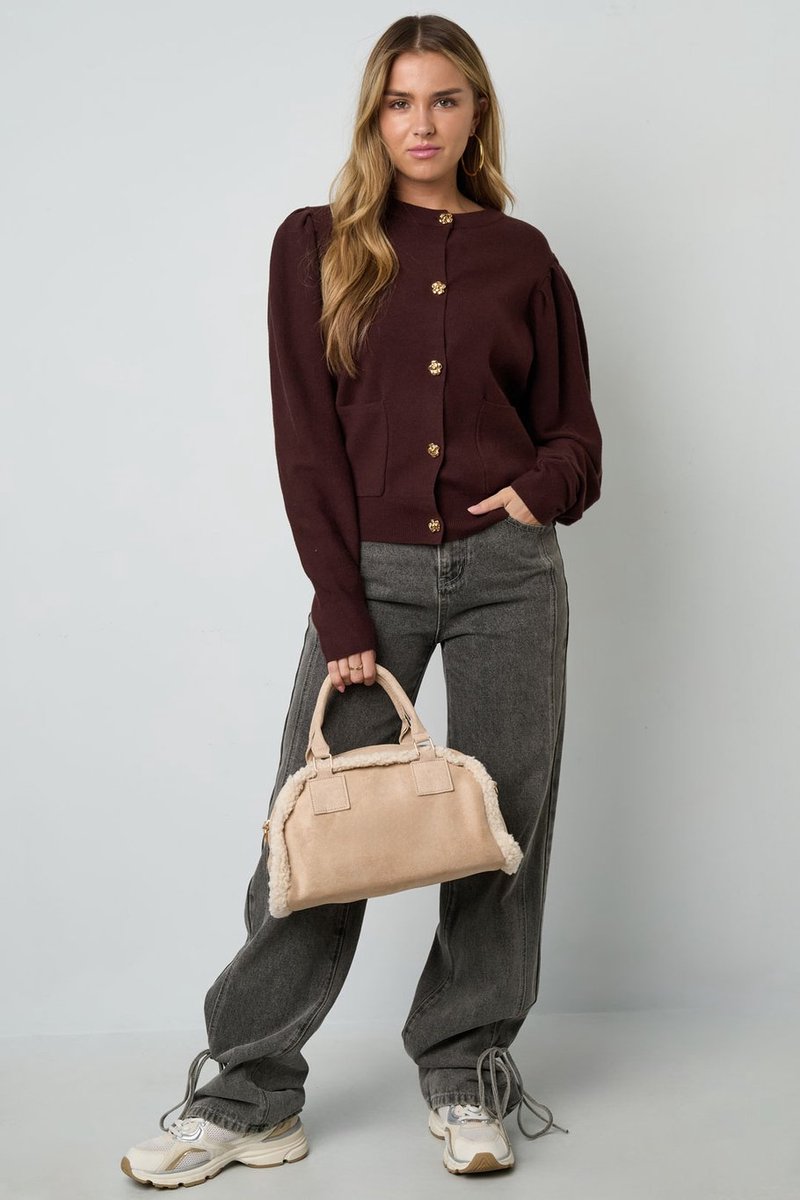 Schoudertas Teddy Moon - Beige