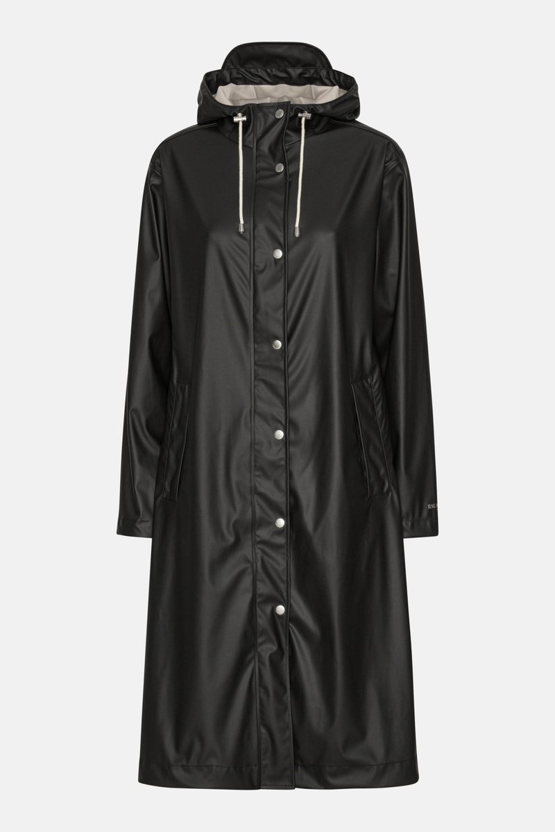 Lange regenjas RAIN232FR 002 Beauty Zwart