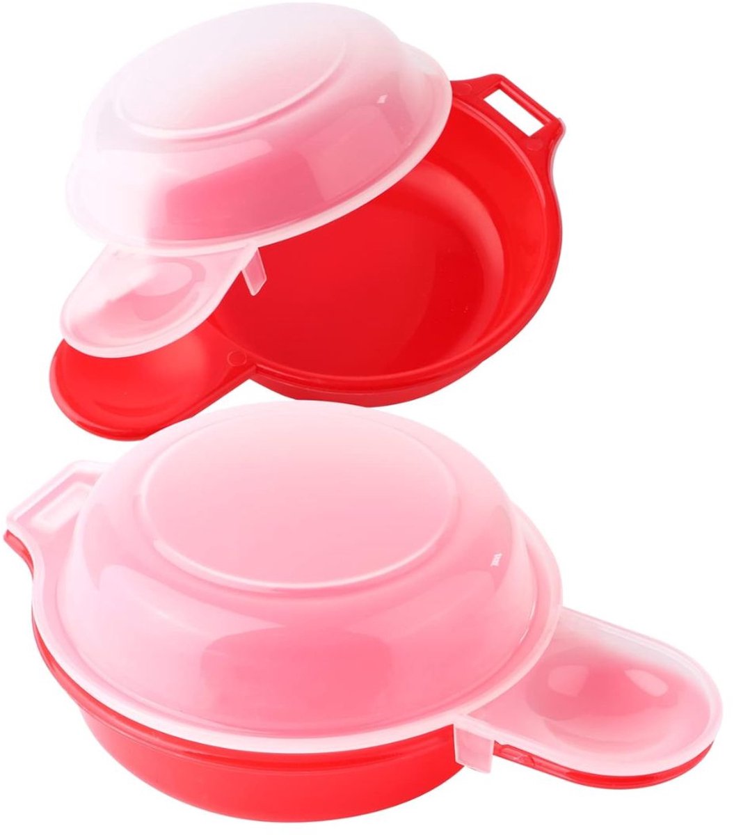 GTB® Eierkoker magnetron - Eierkoker - Eierkoker electrisch - Roze - 18cm x 16cm x 6cm