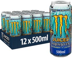 Monster Energy Juiced Aussie Lemonade Energiedrank - 12x 500 ml