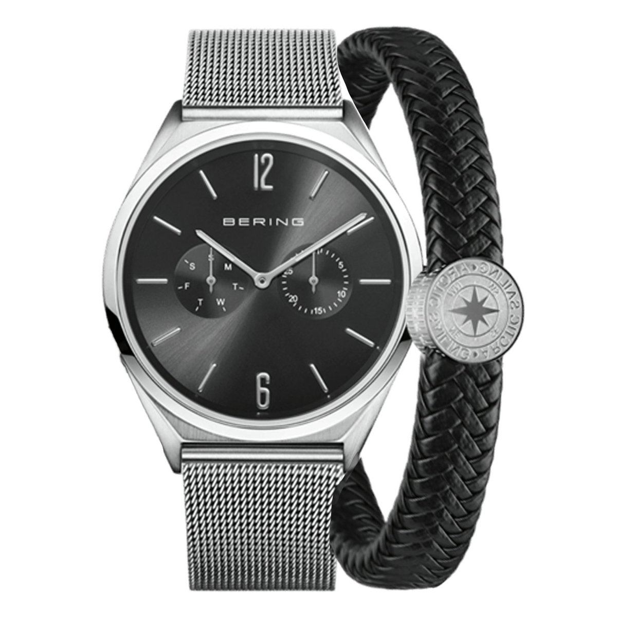 Edifice Heren Bering Heren Horloge Zilverkleurig - Horloge - Staal - Zilverkleurig - 40 mm