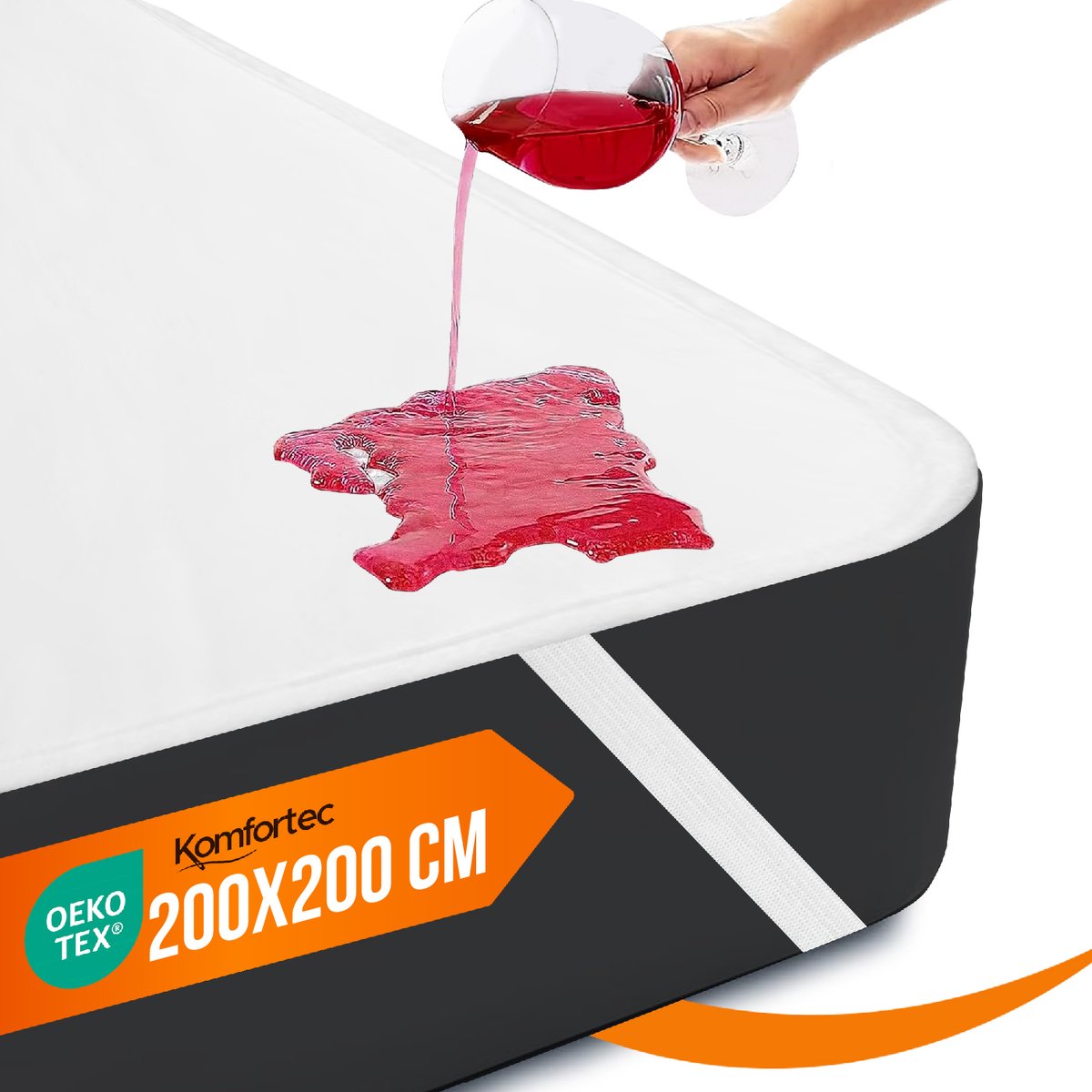 De 5 Beste Anti-allergische Matrashoezen van 2026 Komfortec Waterdichte Matrasbeschermer 200x200