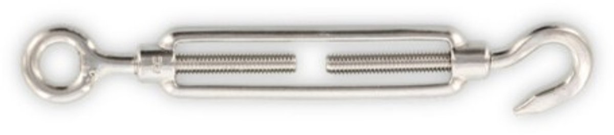 Spanschroef M12 | RVS A4 | Haak|Oog | Per Stuk
