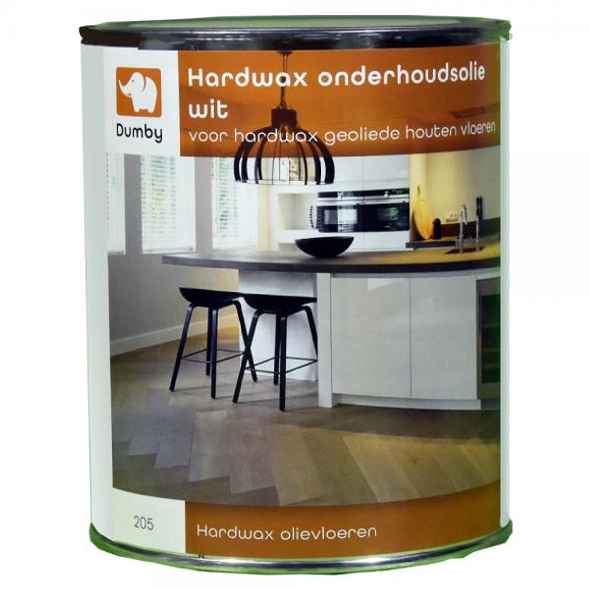Dumby Onderhoudsolie Hardwax Wit - 1 liter