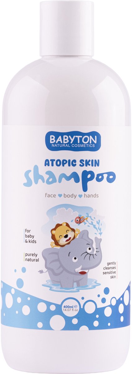 Babyton Natuurlijke Lichaam & Haar Shampoo Atopische Huid - 400ml