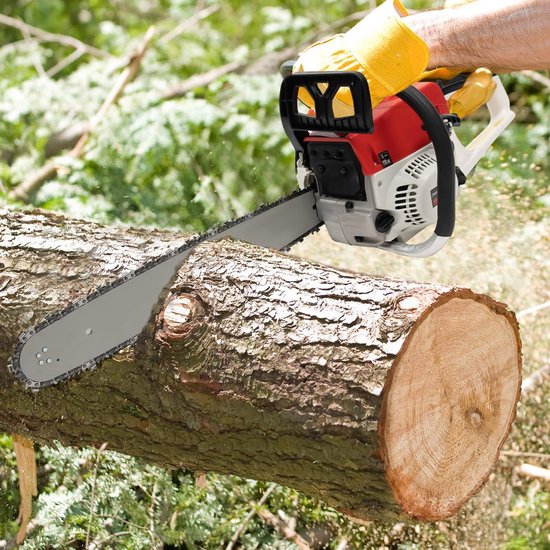 Kettingzaag met 52CC Motor en 20 Inch Ketting voor Houtbewerking en Tuinonderhoud — afbeelding 2
