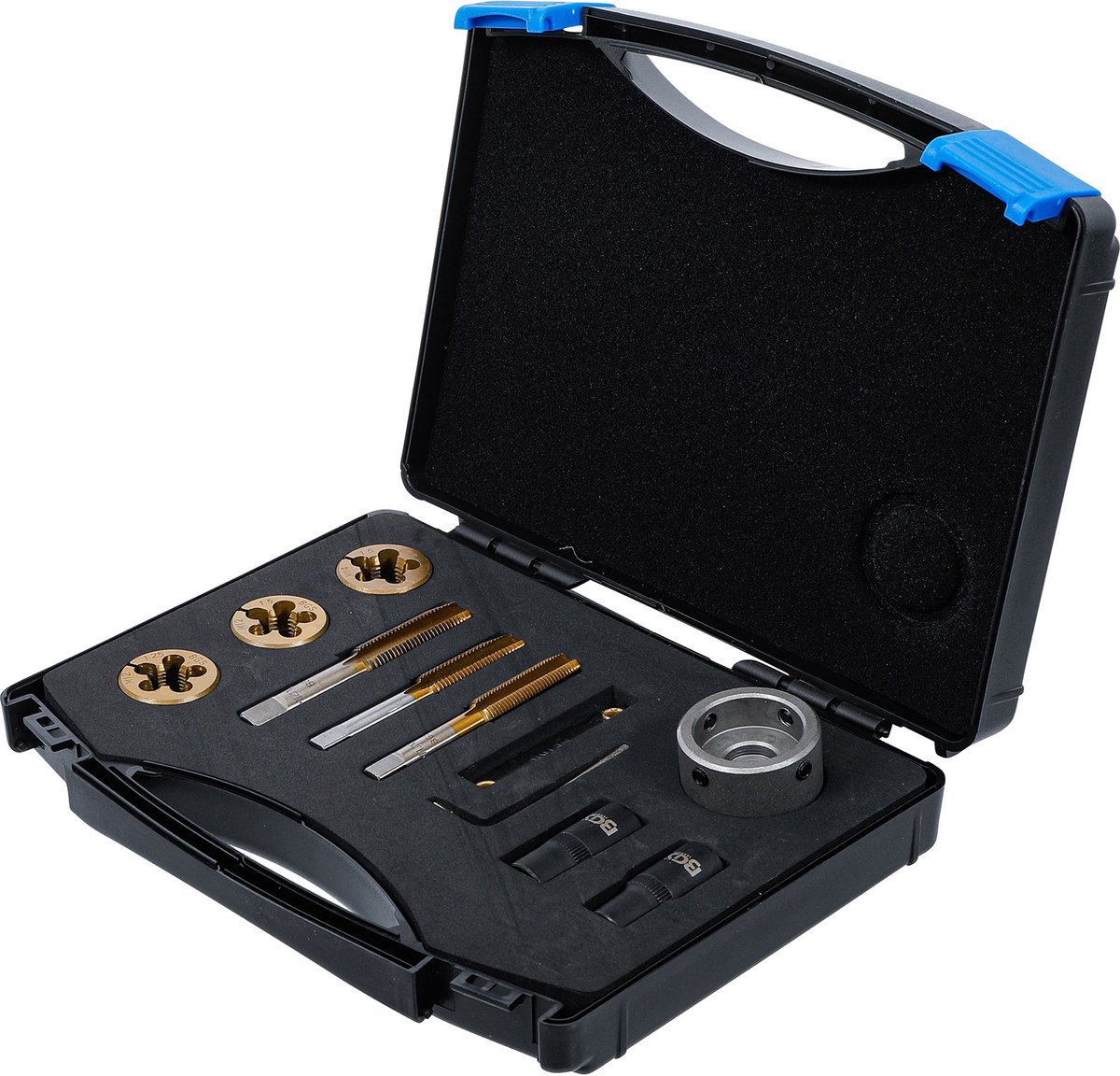 BGS Draadsnijtap- / draadsnijplaatset voor wielmoeren en bouten - 12 delig